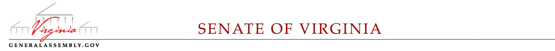 Banner of Virginia General Assembly Website